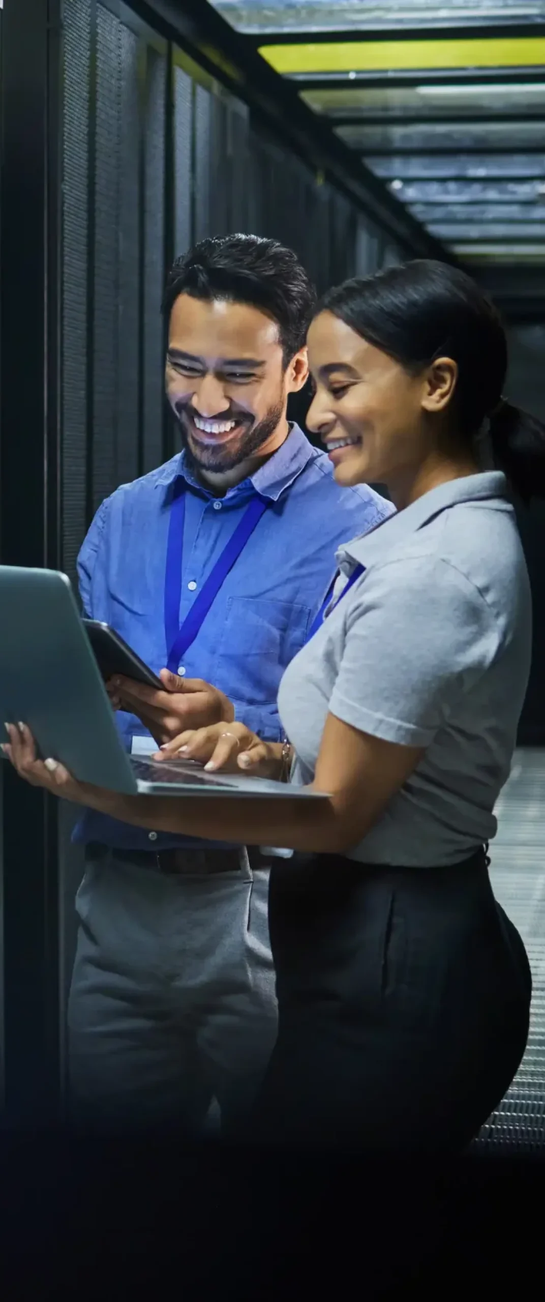 server-room-laptop-technician-people-software-management-system-upgrade-cyber-security-teamwork-data-center-engineer-programmer-employees-information-technology-programming
